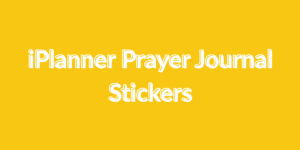 ⬇️ iPlanner Prayer Journal Stickers